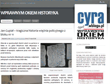 Tablet Screenshot of cyra.wblogu.pl